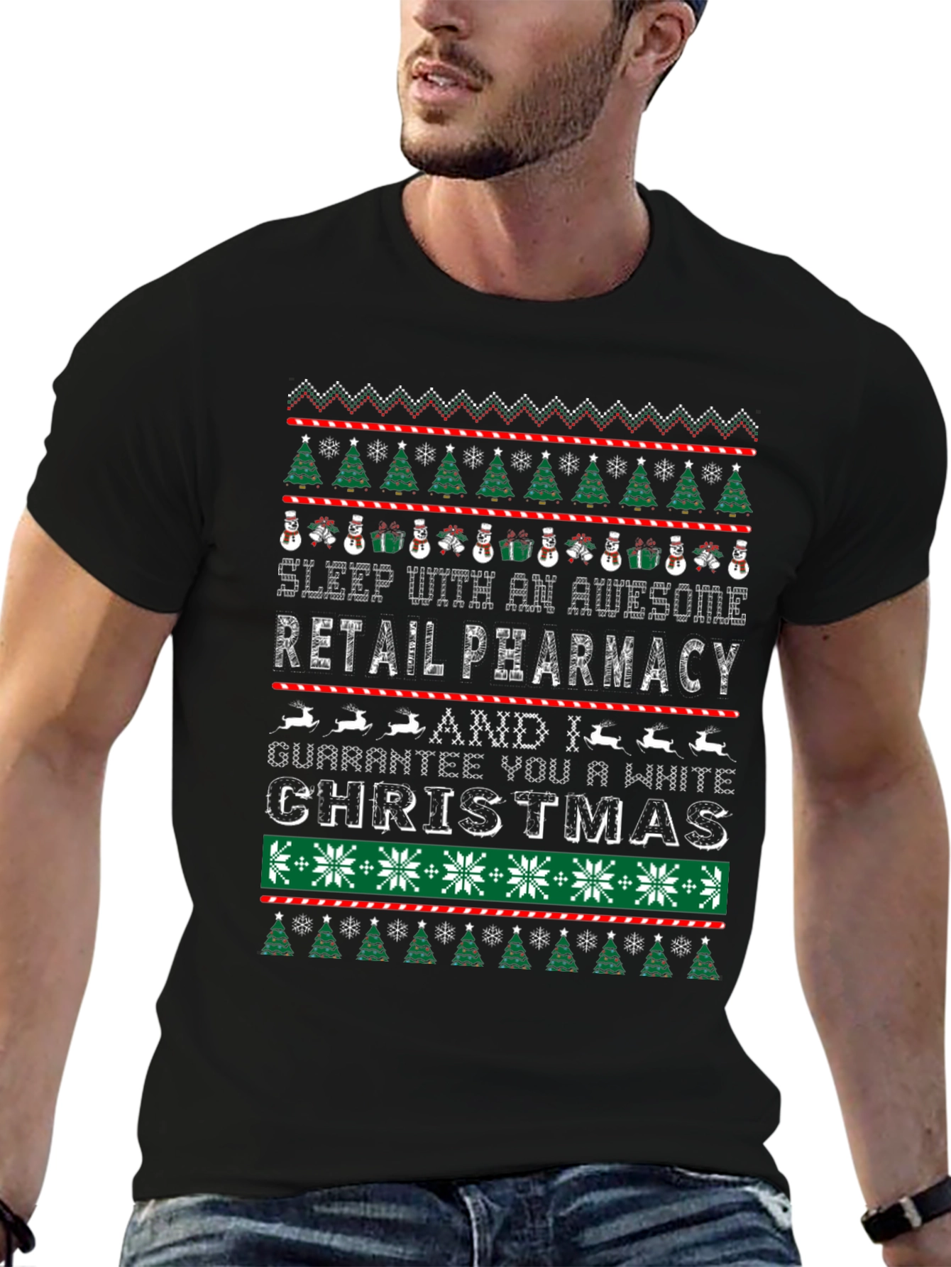 Retail Pharmacy Christmas T-Shirt