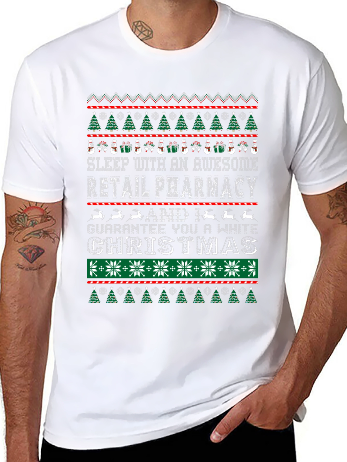 Retail Pharmacy Christmas T-Shirt
