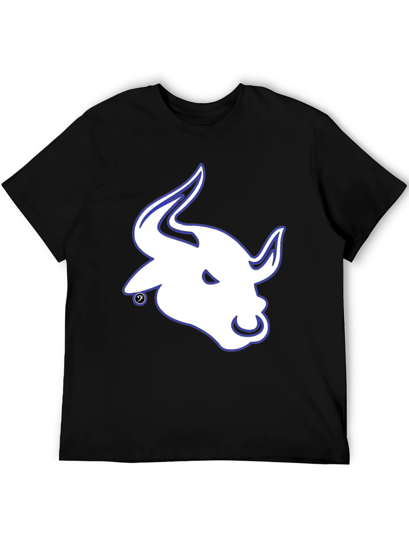 Bull Head Graphic Black T-Shirt