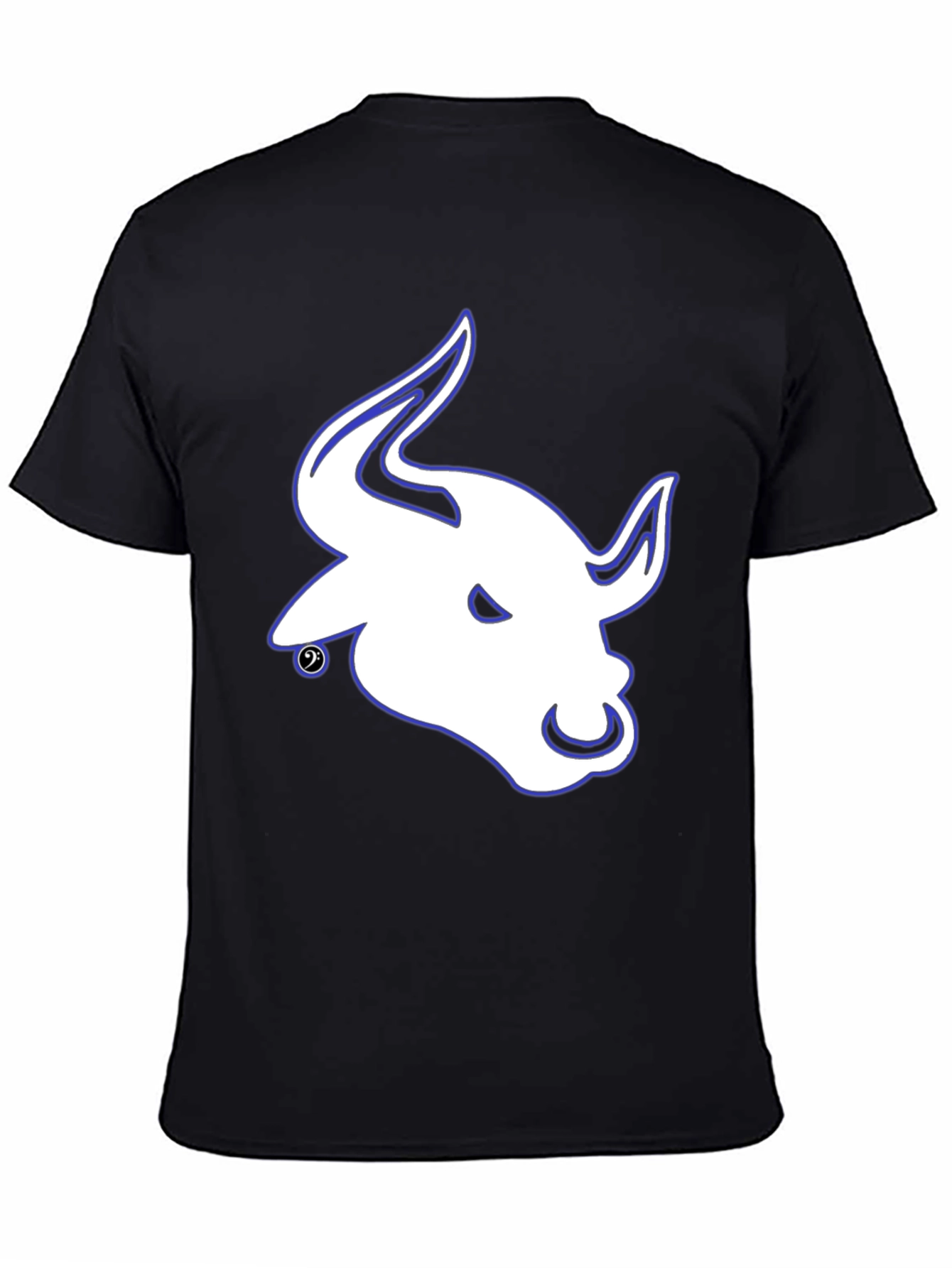 Bull Head Graphic Black T-Shirt