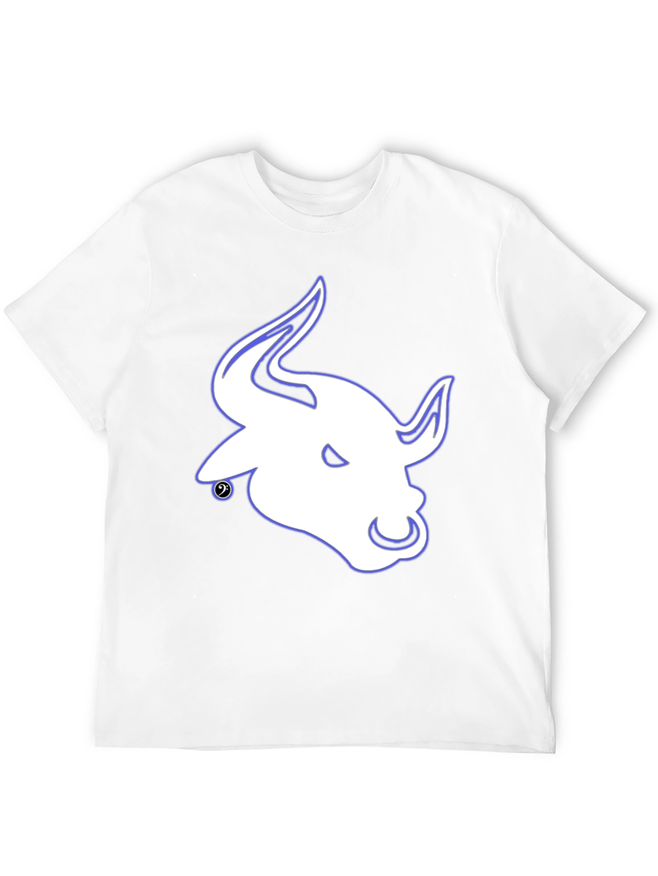 Bull Head Graphic Black T-Shirt