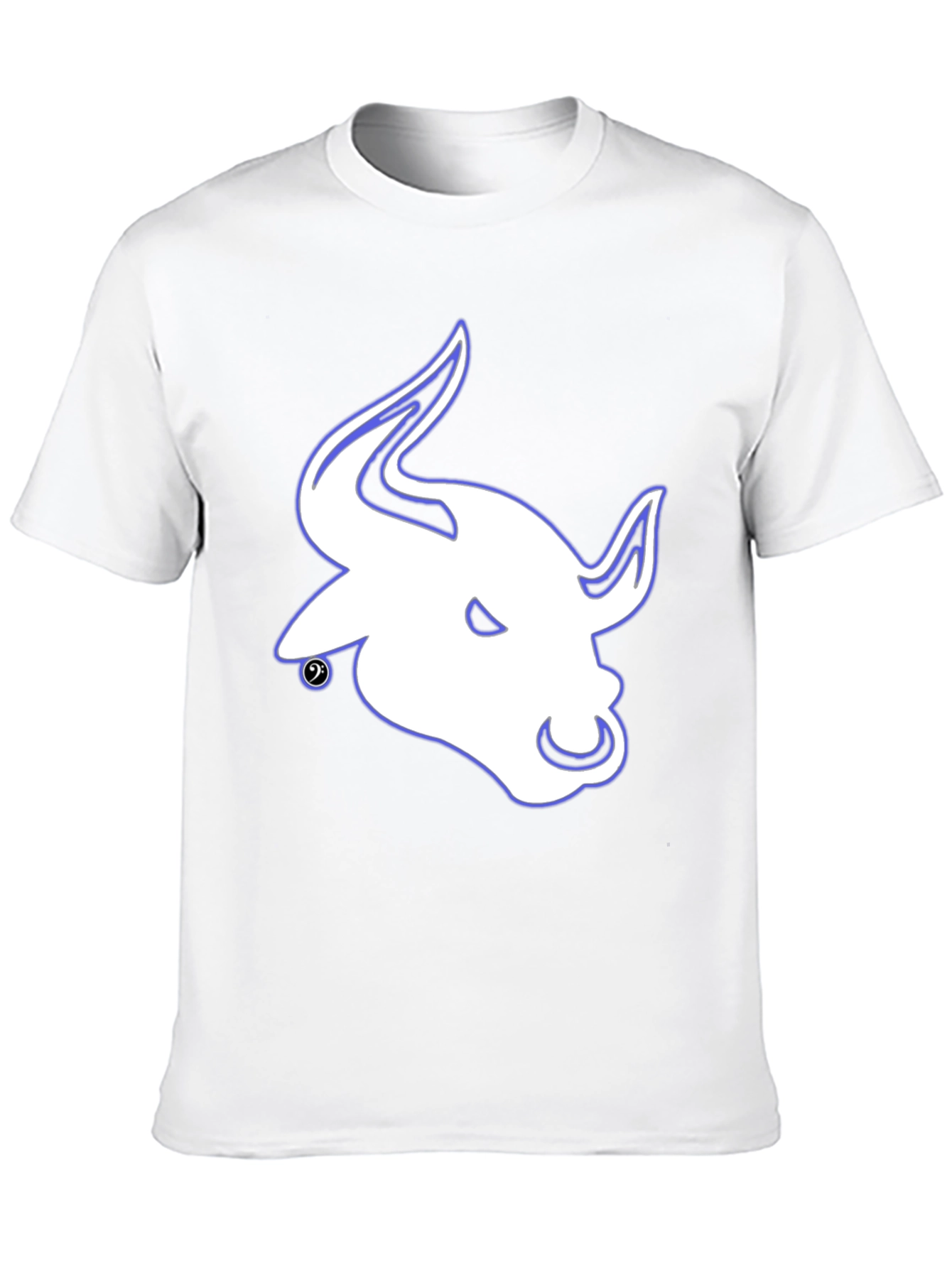 Bull Head Graphic Black T-Shirt