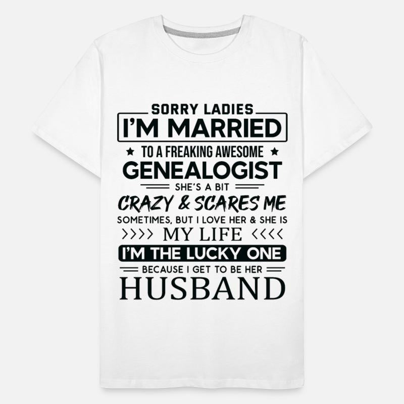 Genealogist Funny Saying For Husband