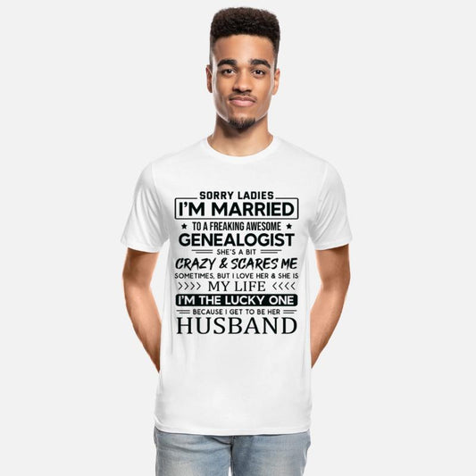 Genealogist Funny Saying For Husband