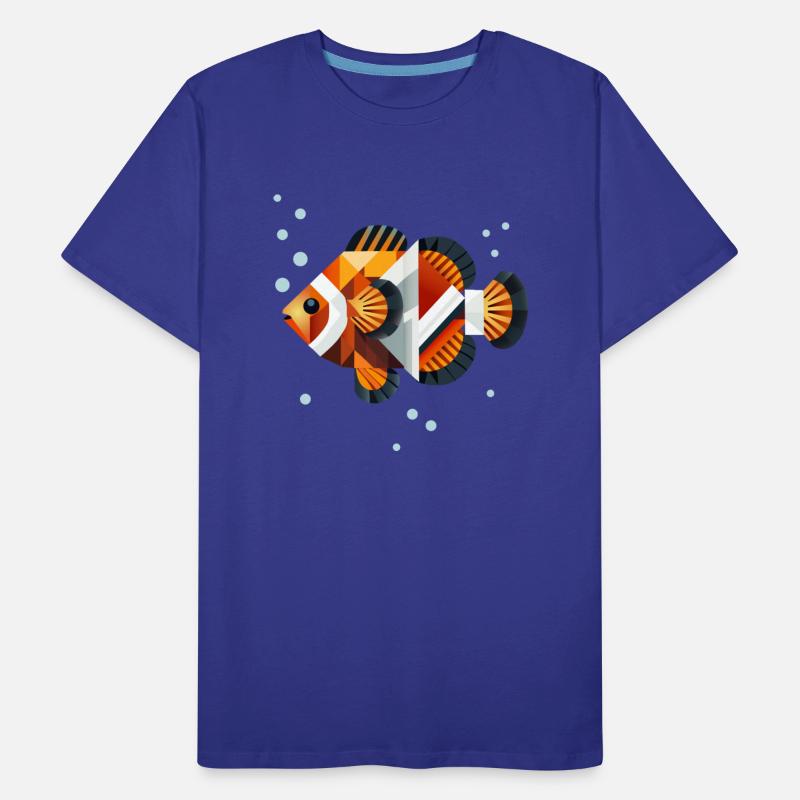 Geometric Clownfish - Abstract Underwater World