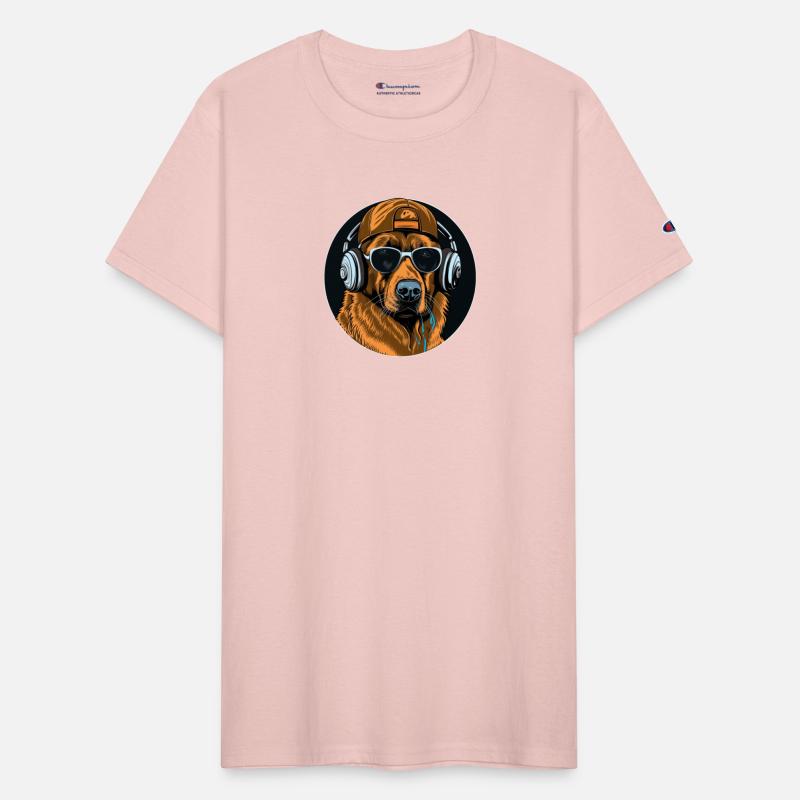 German Shepherd Funny Dog Rapper Hip Hop Music Pet