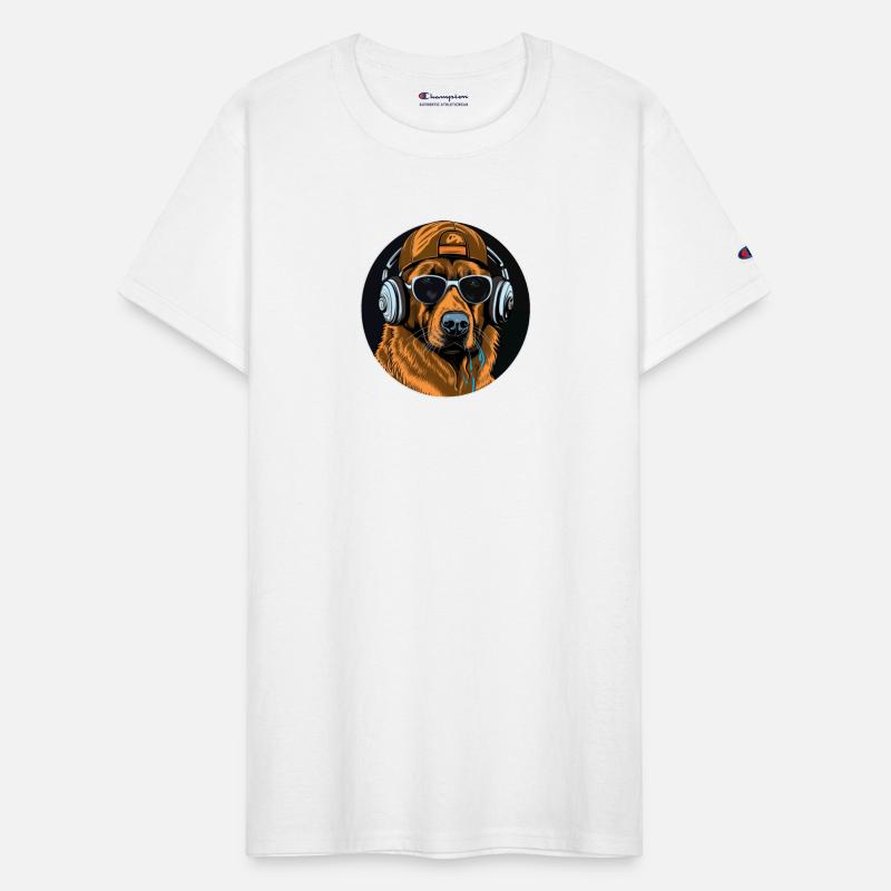 German Shepherd Funny Dog Rapper Hip Hop Music Pet