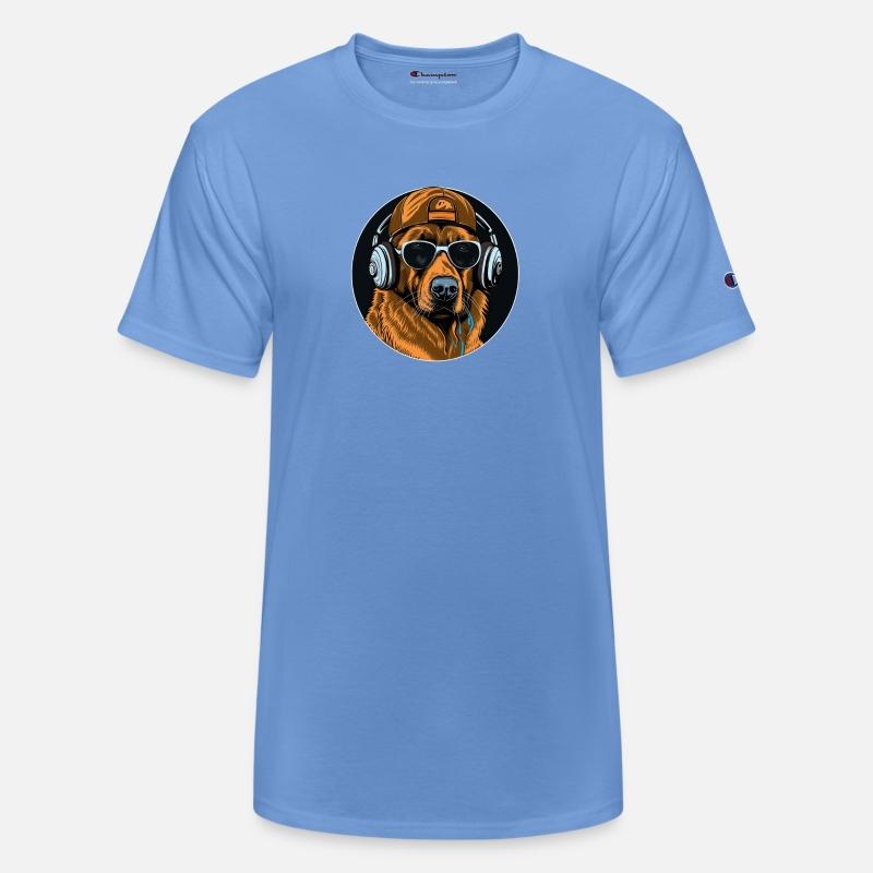German Shepherd Funny Dog Rapper Hip Hop Music Pet