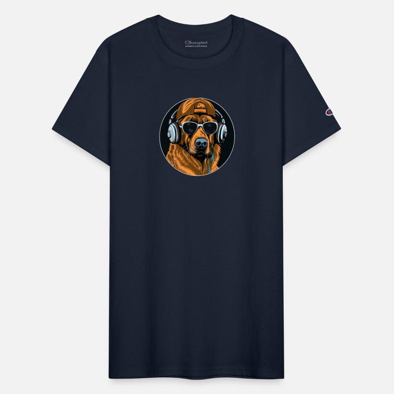 German Shepherd Funny Dog Rapper Hip Hop Music Pet
