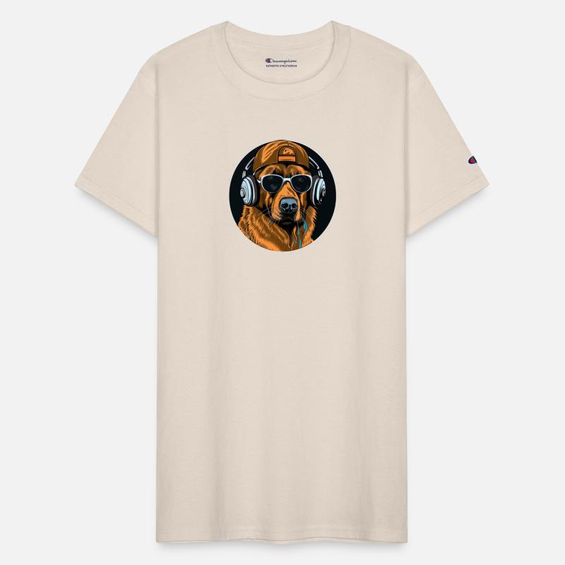 German Shepherd Funny Dog Rapper Hip Hop Music Pet