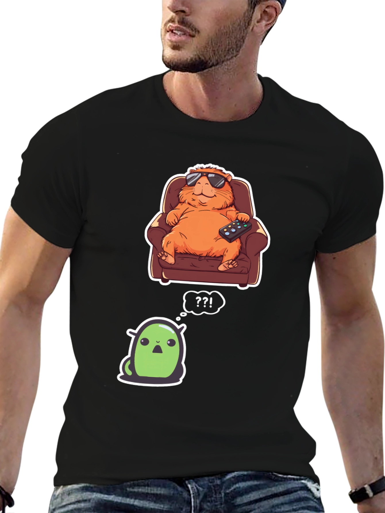 Cartoon Character Graphic T-Shirt