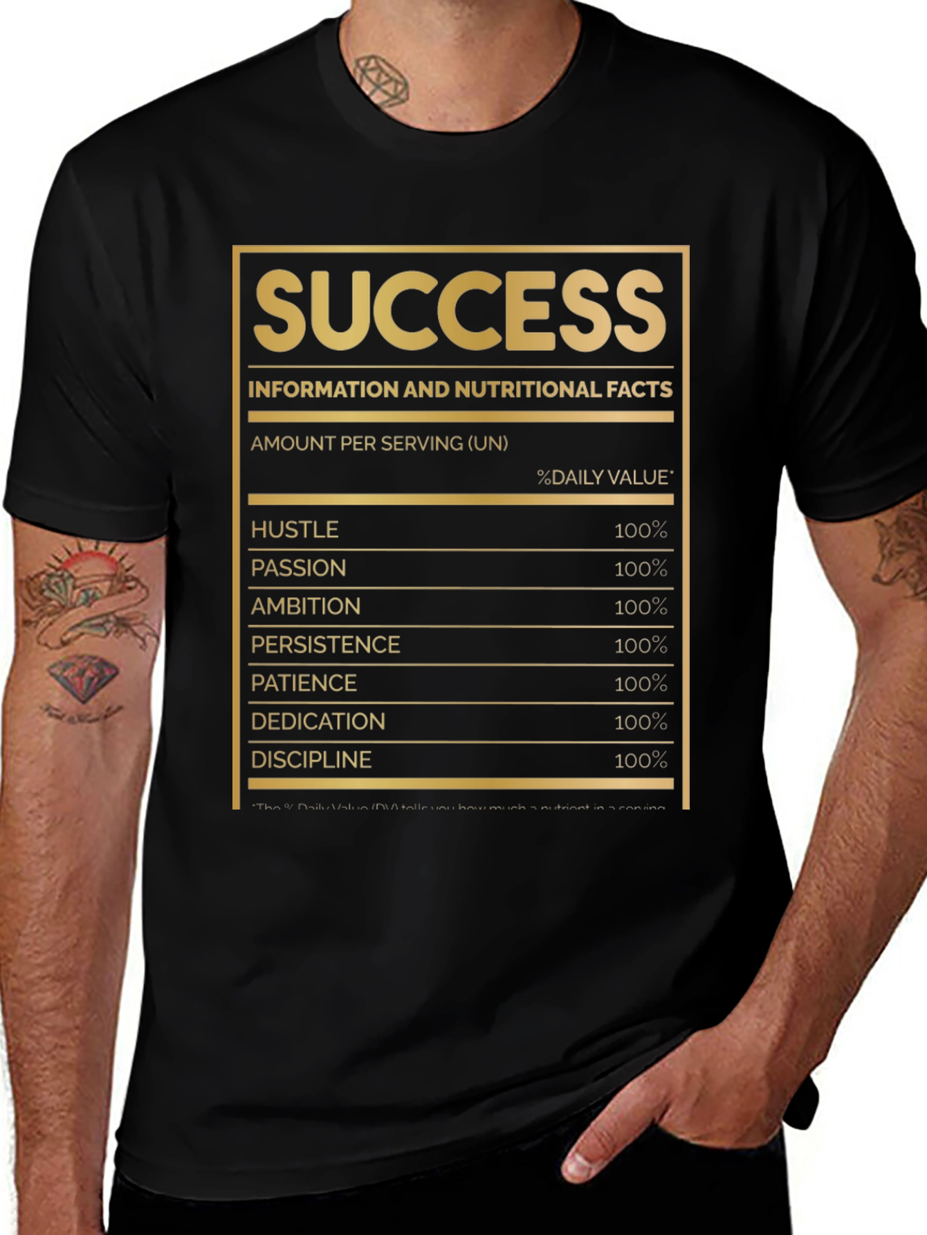 Success Nutrition Facts T-Shirt