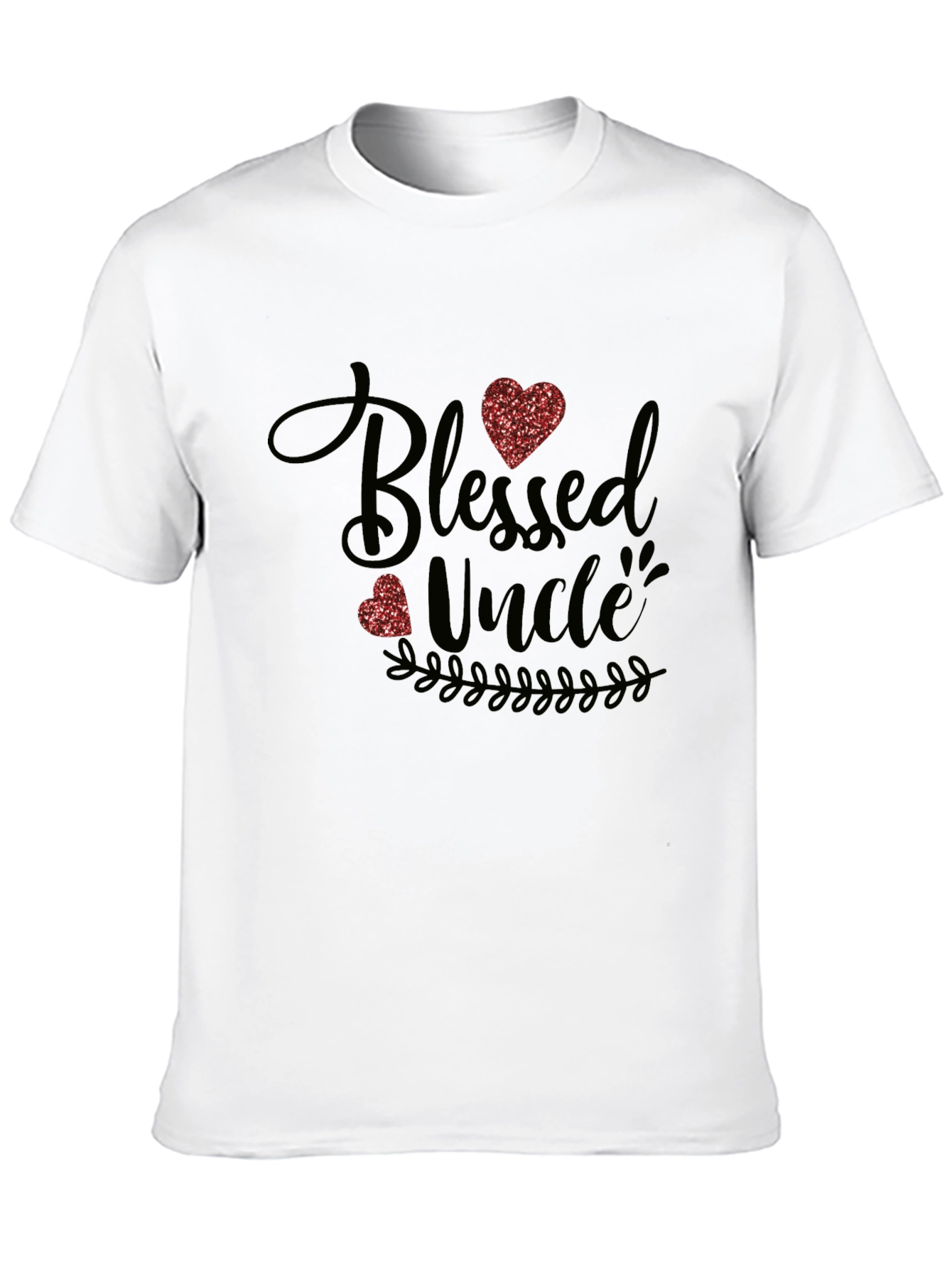 Blessed Uncle Graphic T-Shirt - Black