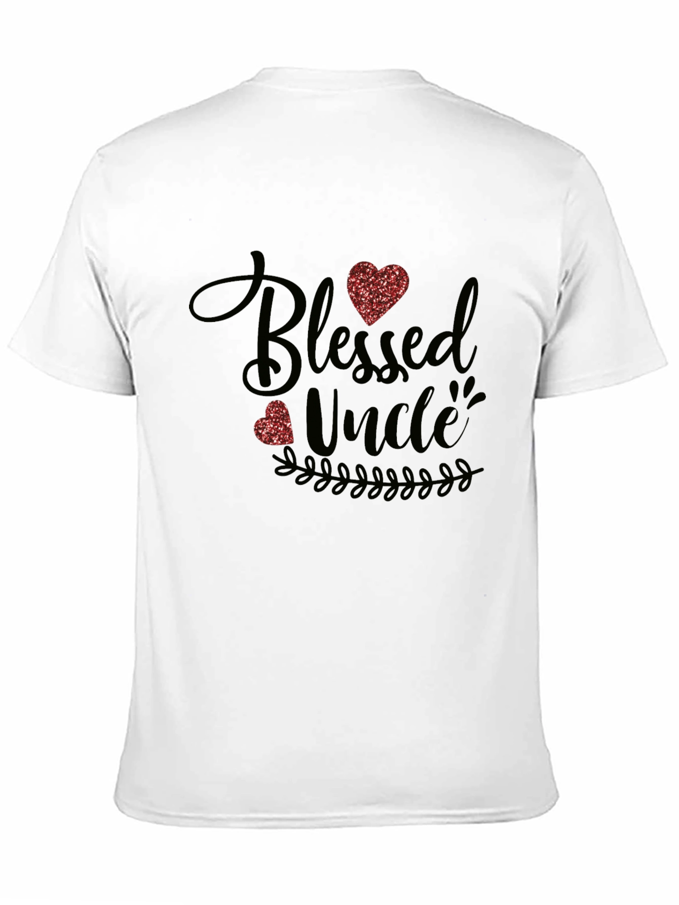 Blessed Uncle Graphic T-Shirt - Black