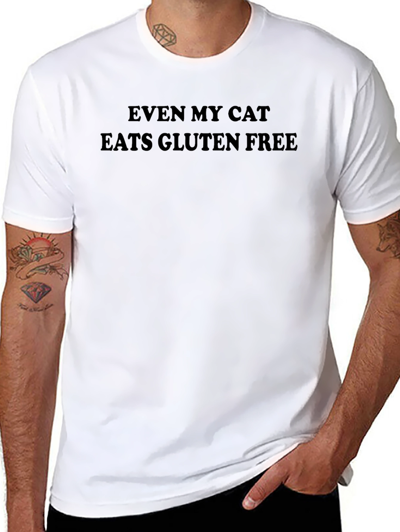 Even My Cat Eats Gluten Free T-Shirt