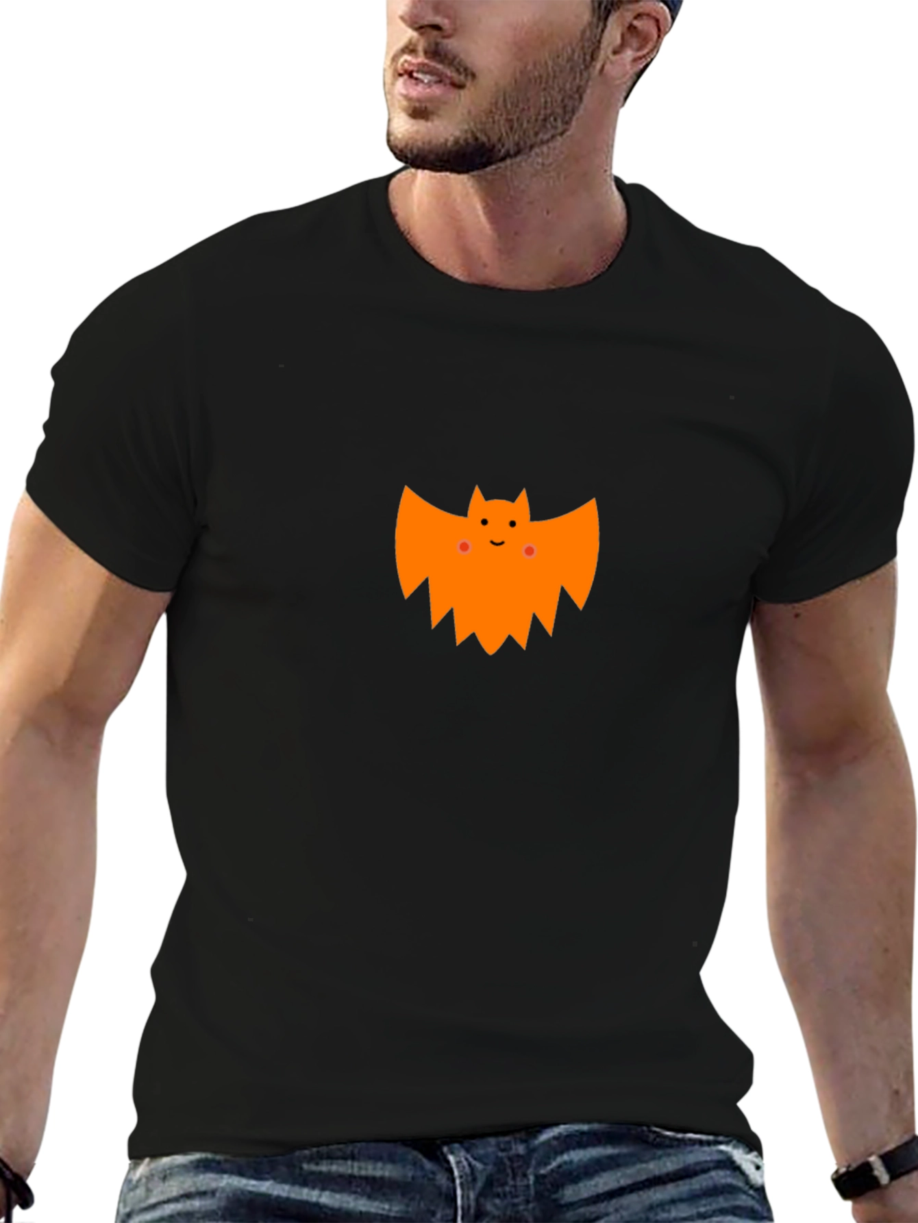 Cute Halloween Bat Graphic T-Shirt