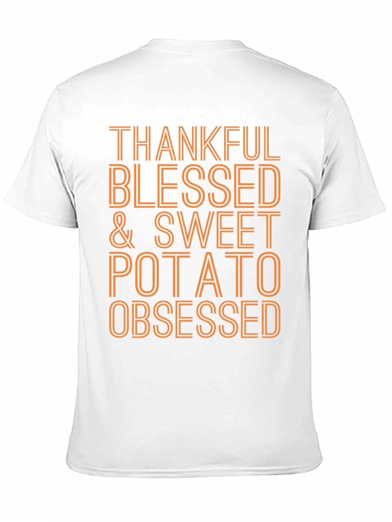 Thankful Blessed & Sweet Potato Obsessed T-Shirt