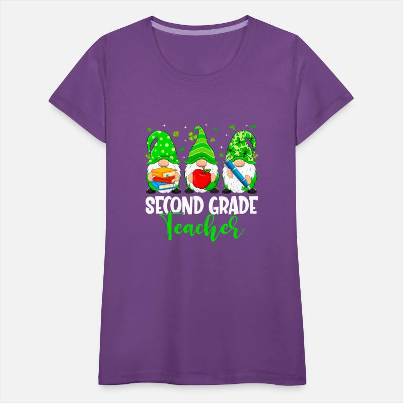 Gnomes 2Nd Grade Teacher Squad St Patricks Day Sch