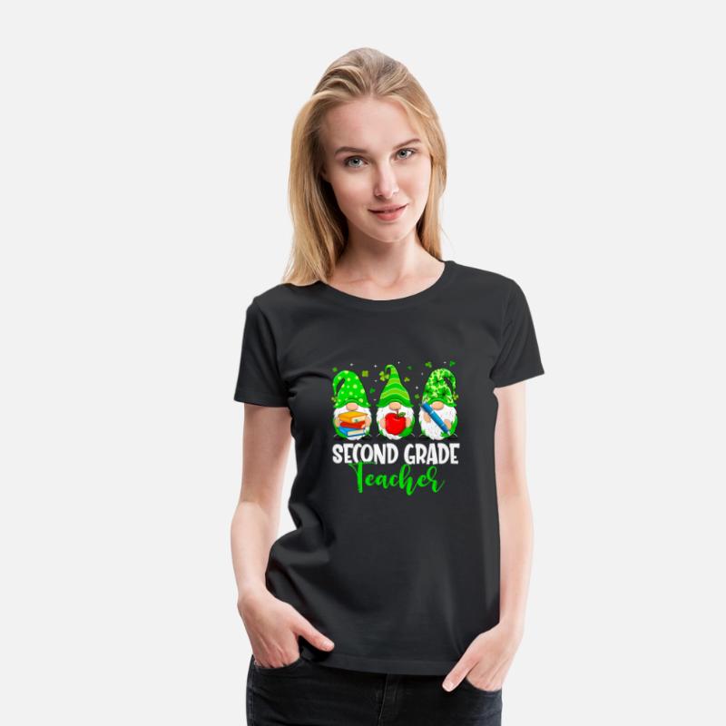 Gnomes 2Nd Grade Teacher Squad St Patricks Day Sch