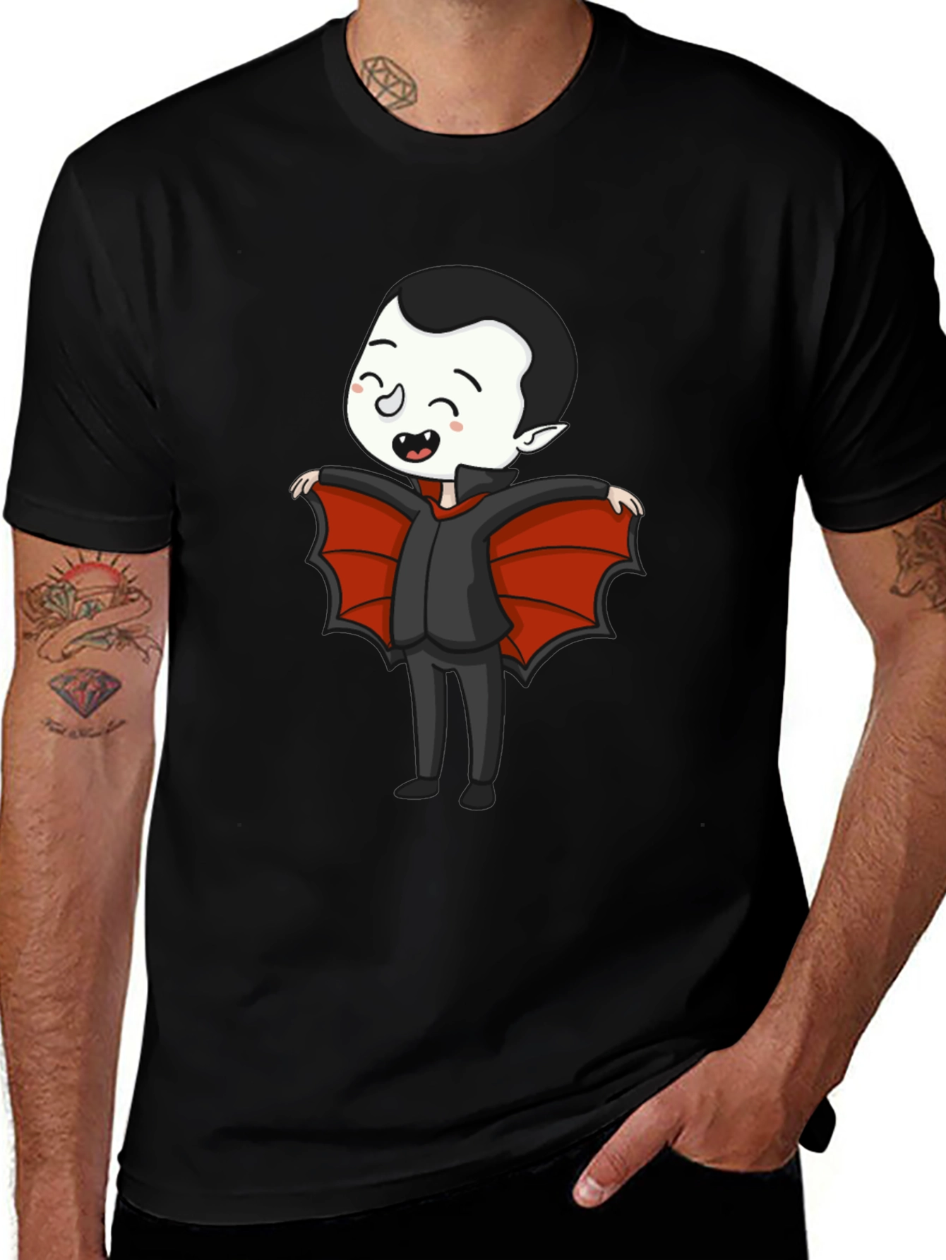 Cute Cartoon Vampire T-Shirt