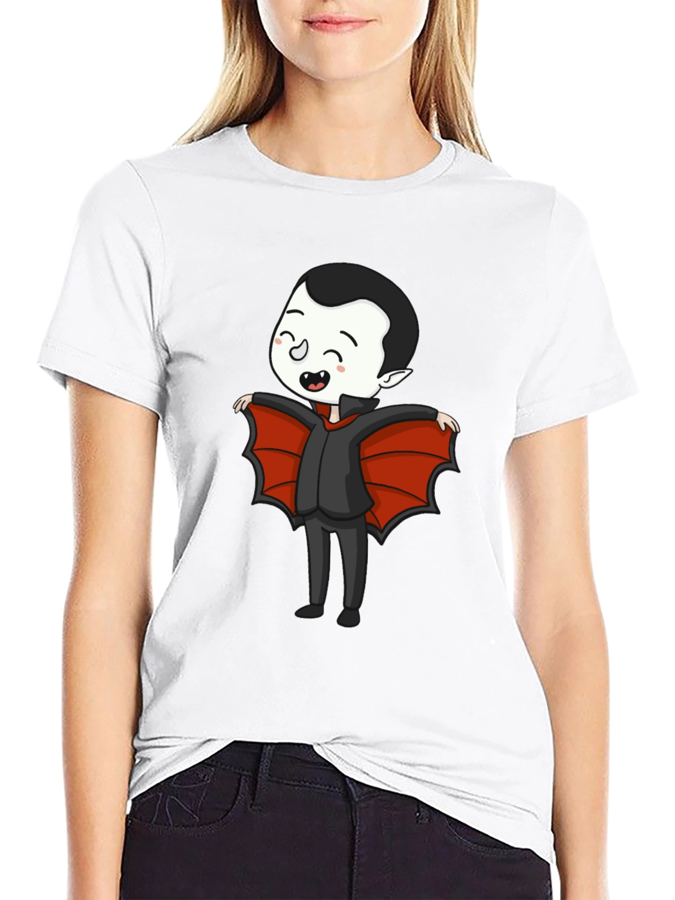 Cute Cartoon Vampire T-Shirt