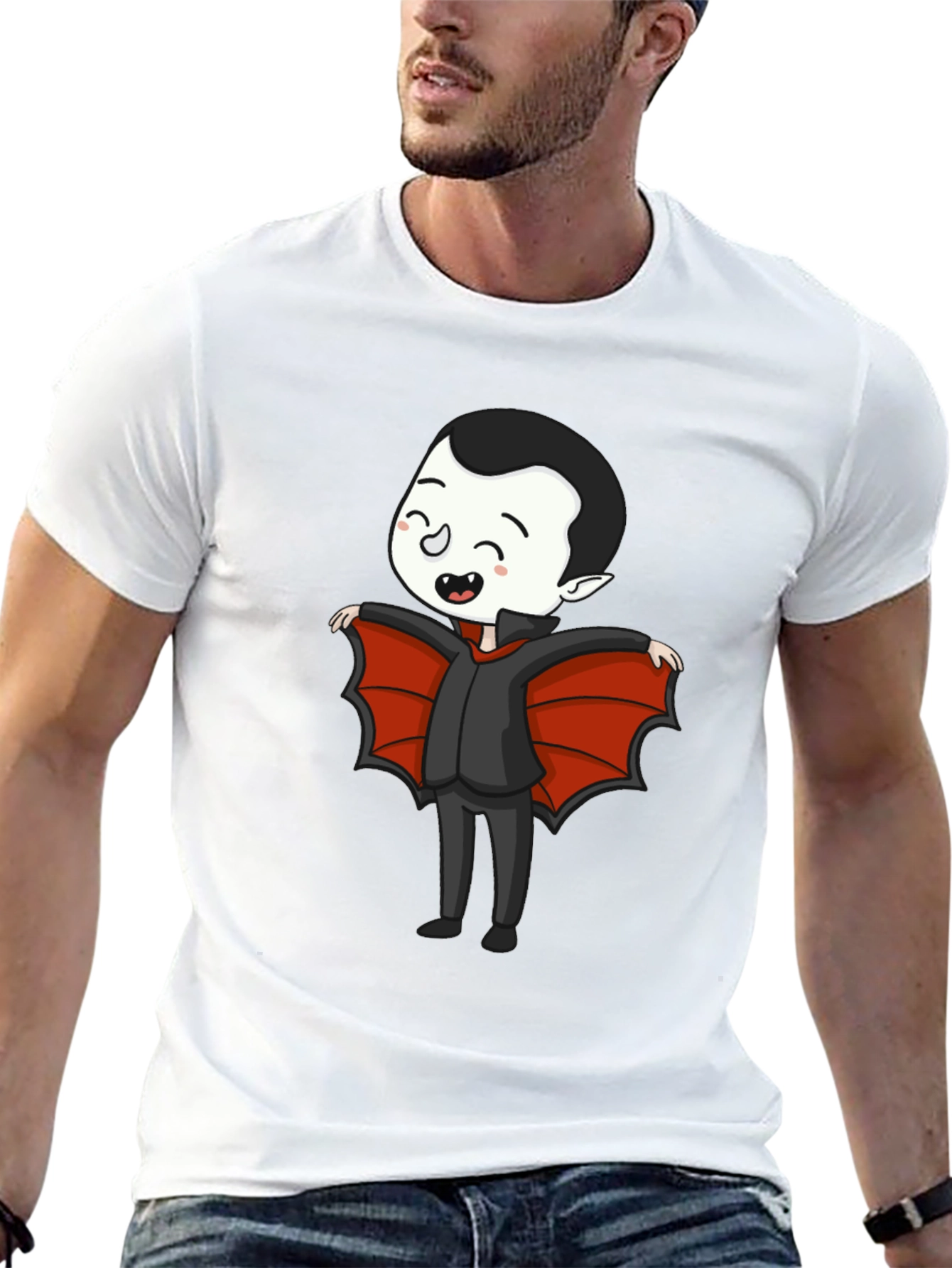 Cute Cartoon Vampire T-Shirt