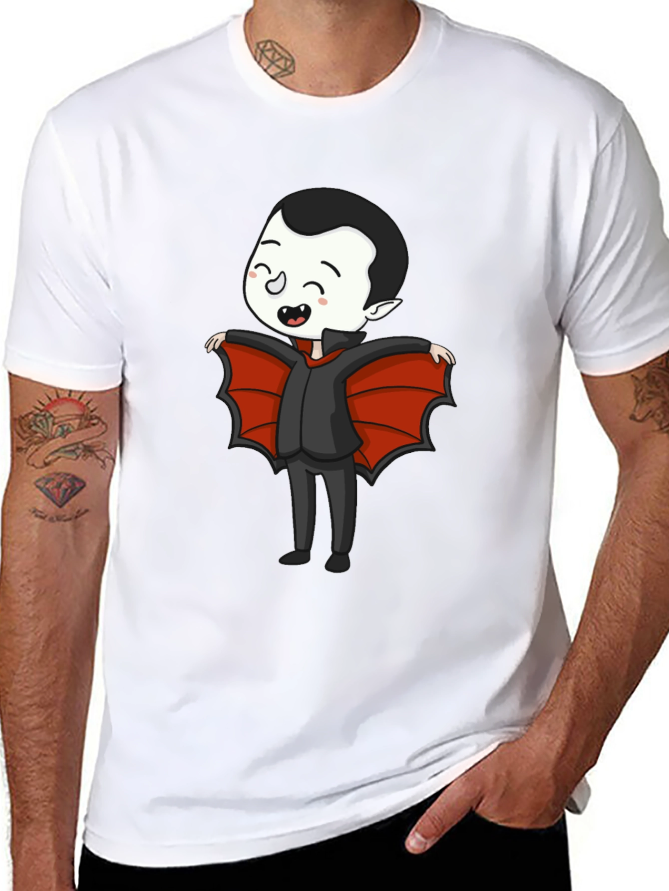 Cute Cartoon Vampire T-Shirt