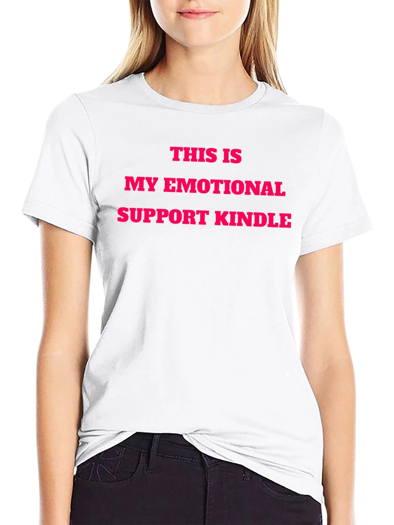 Emotional Support Kindle T-Shirt