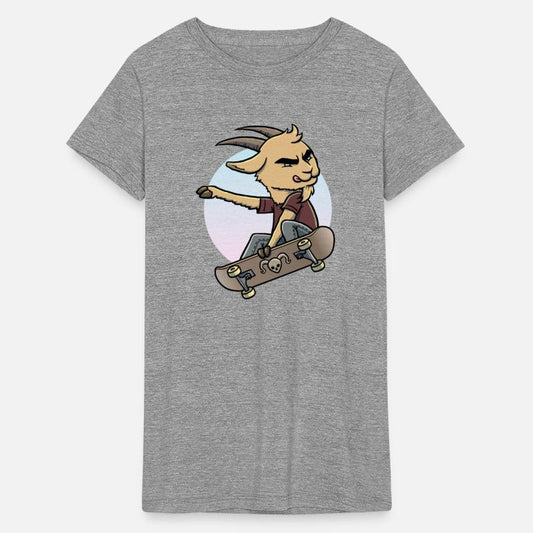 Goat On A Skateboard Skateboarding