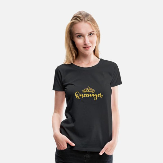 Gold Queenager queen ager, dramatic queen teenager