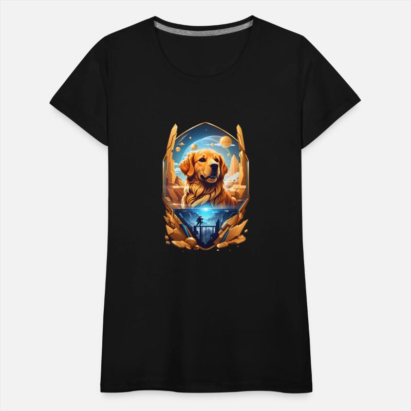 Golden Retriever in Space