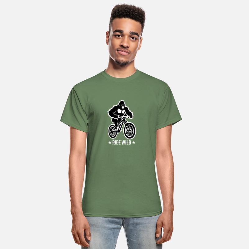 Gorilla Biker Mountain Biker E-Biker Funny Animals