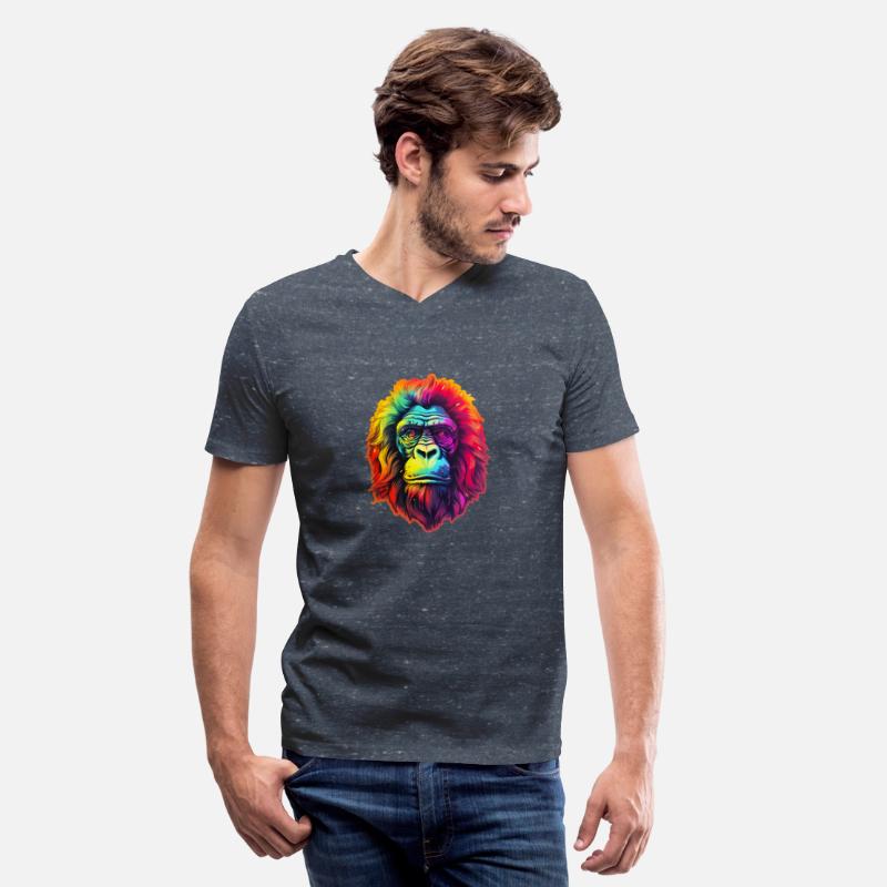 Gorilla Chic in Vibrant Psychedelic Zoo