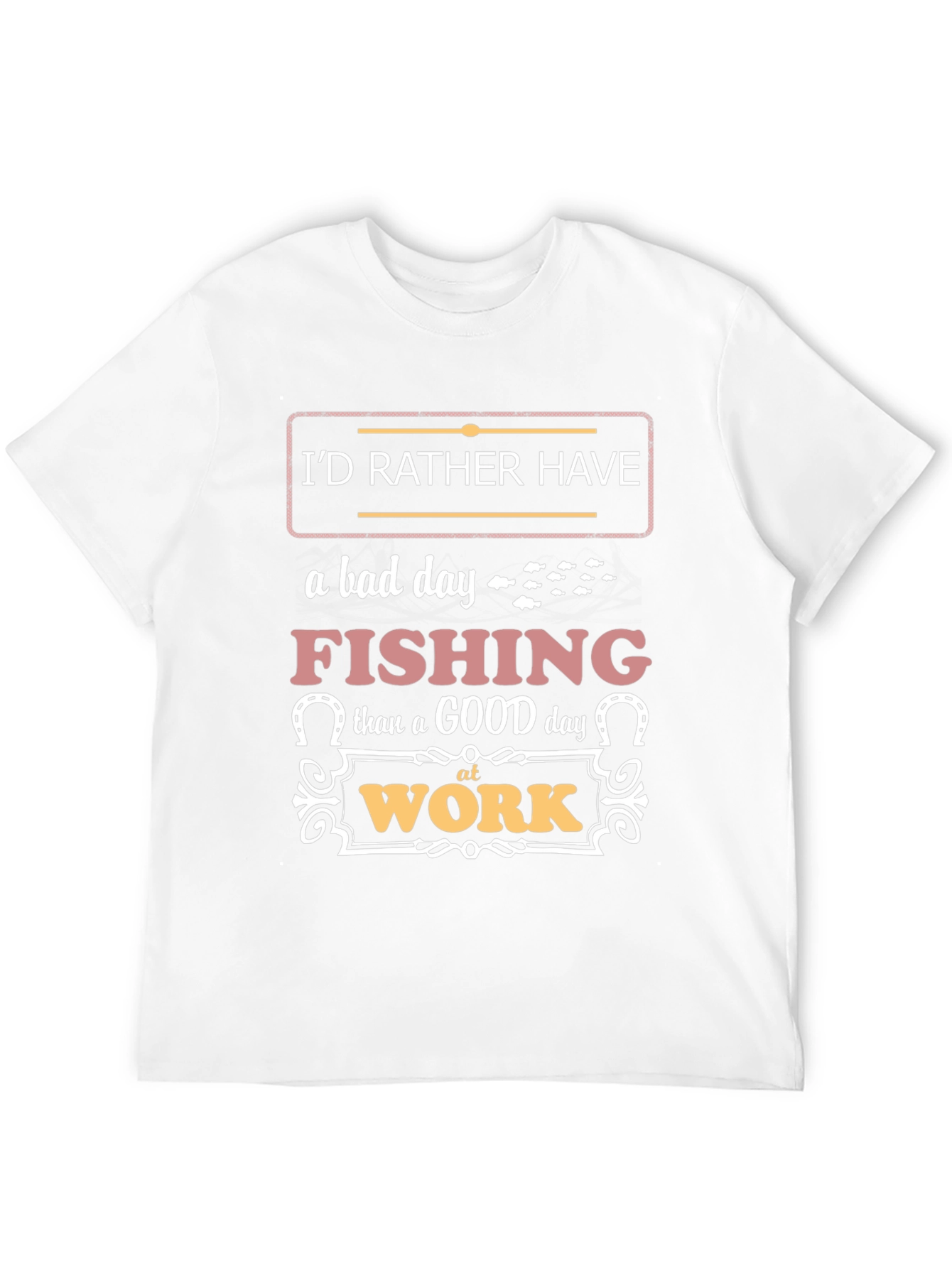 Fishing Over Work Graphic Tee