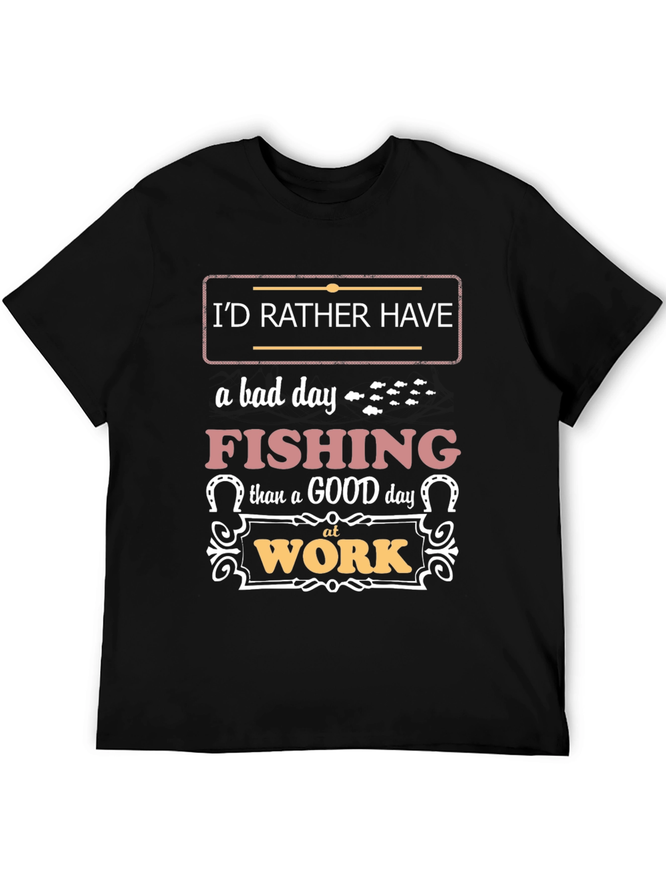 Fishing Over Work Graphic Tee