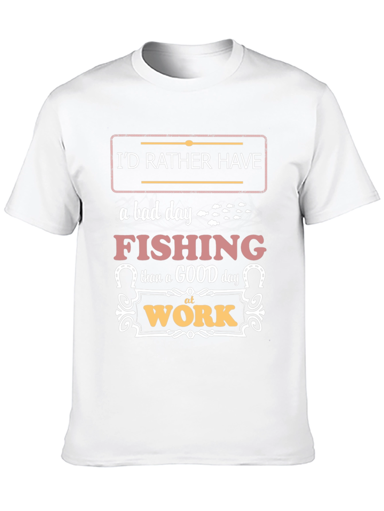 Fishing Over Work Graphic Tee