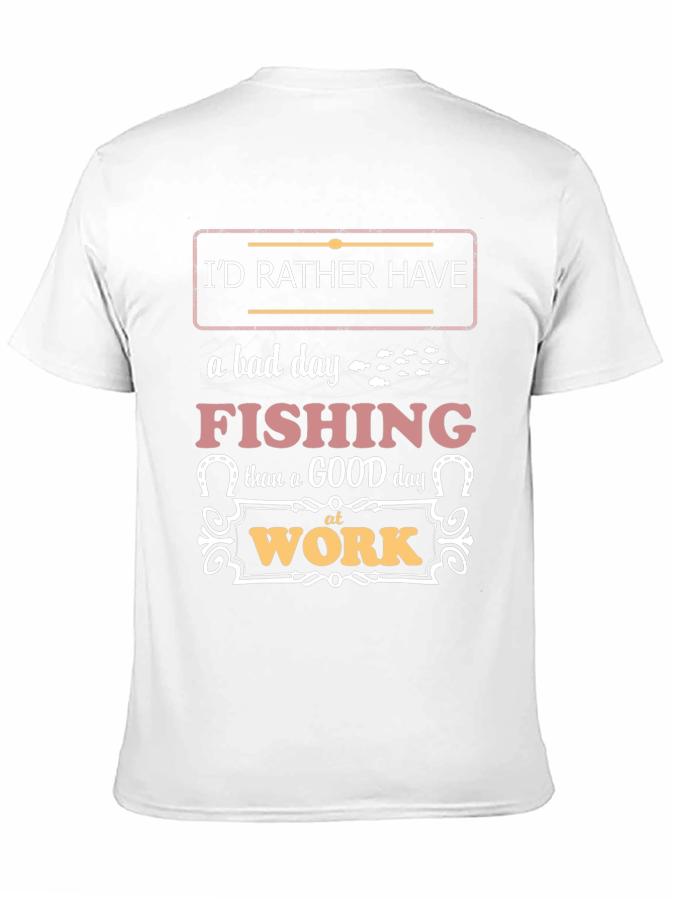 Fishing Over Work Graphic Tee