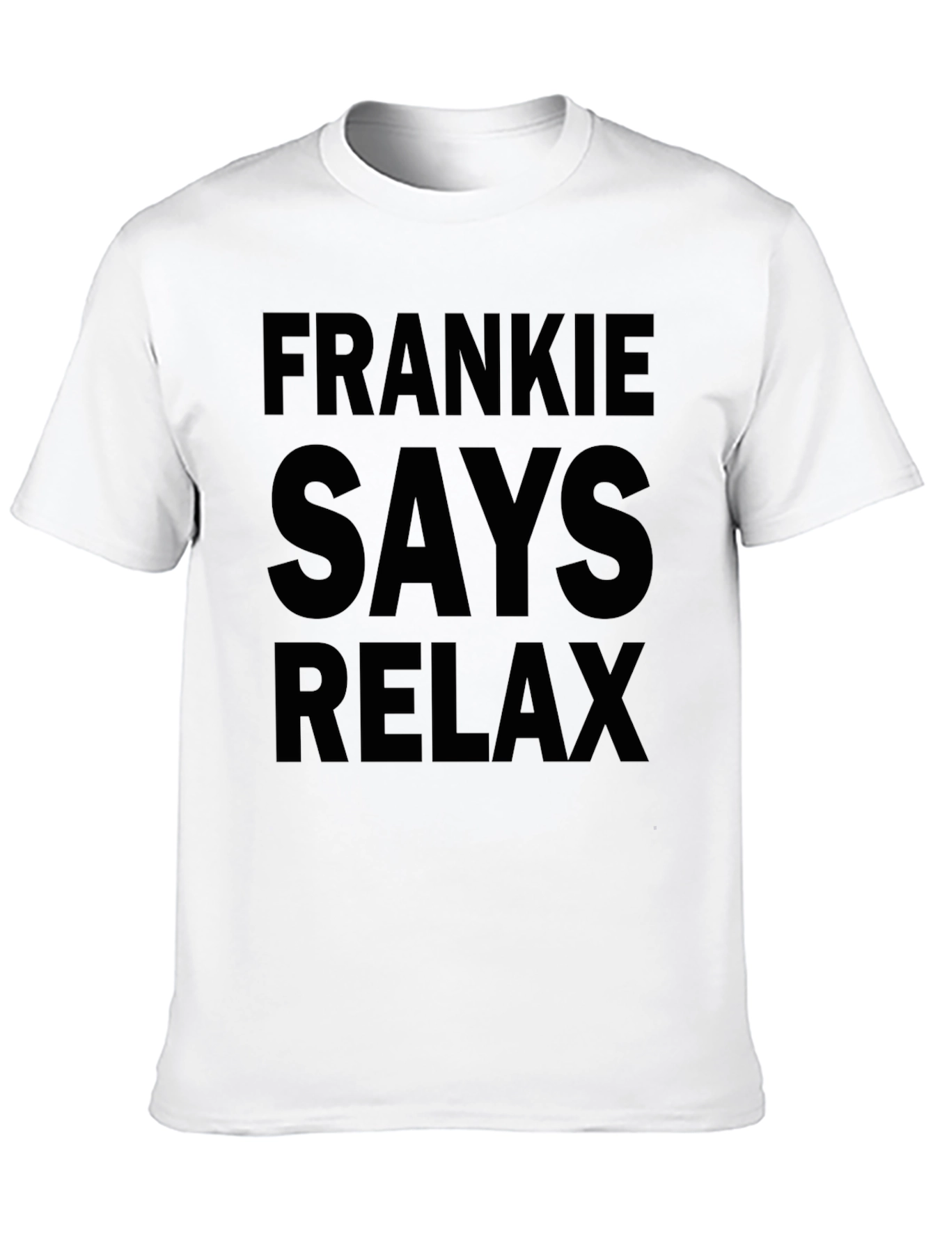 Frankie Says Relax Graphic T-Shirt - Black
