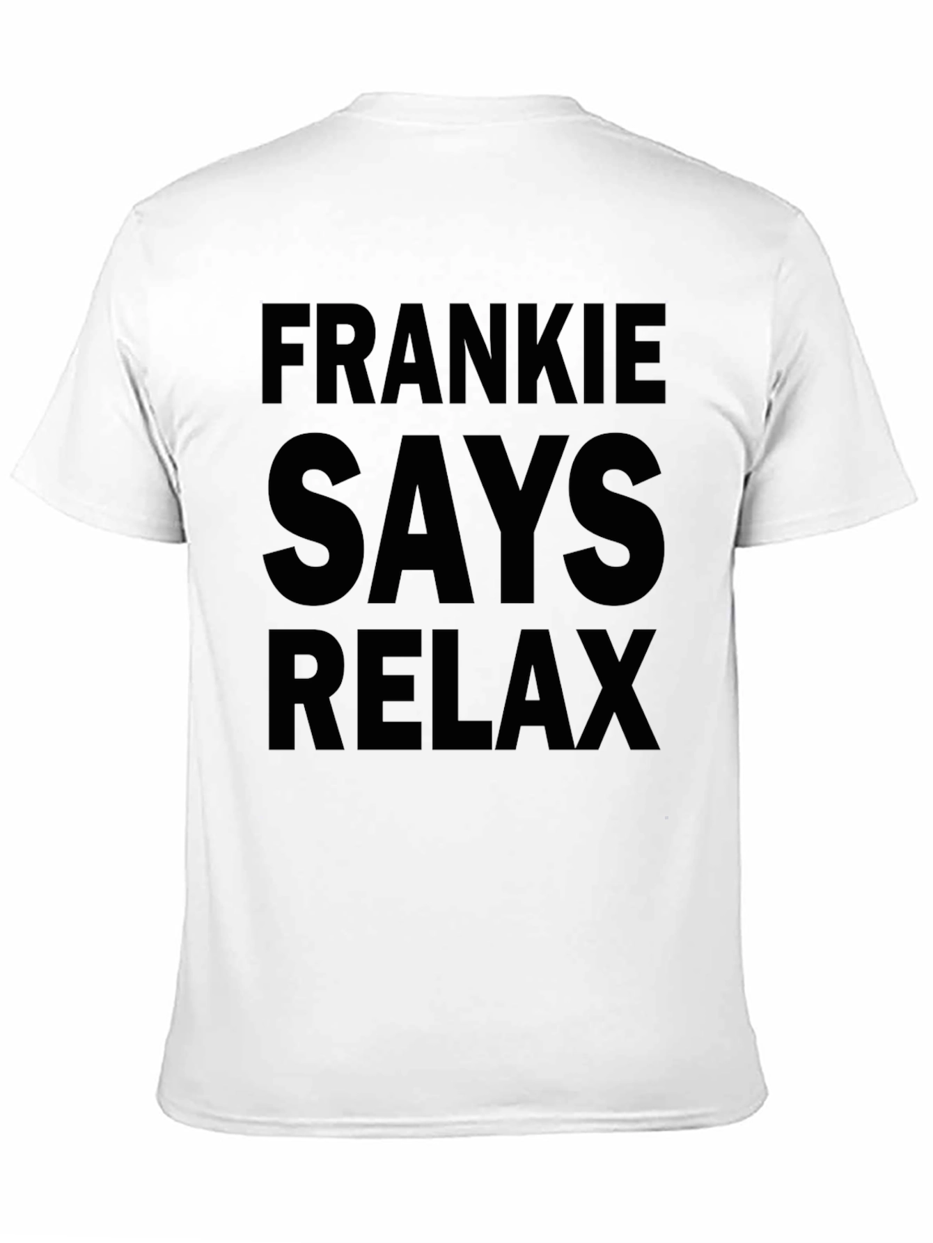 Frankie Says Relax Graphic T-Shirt - Black