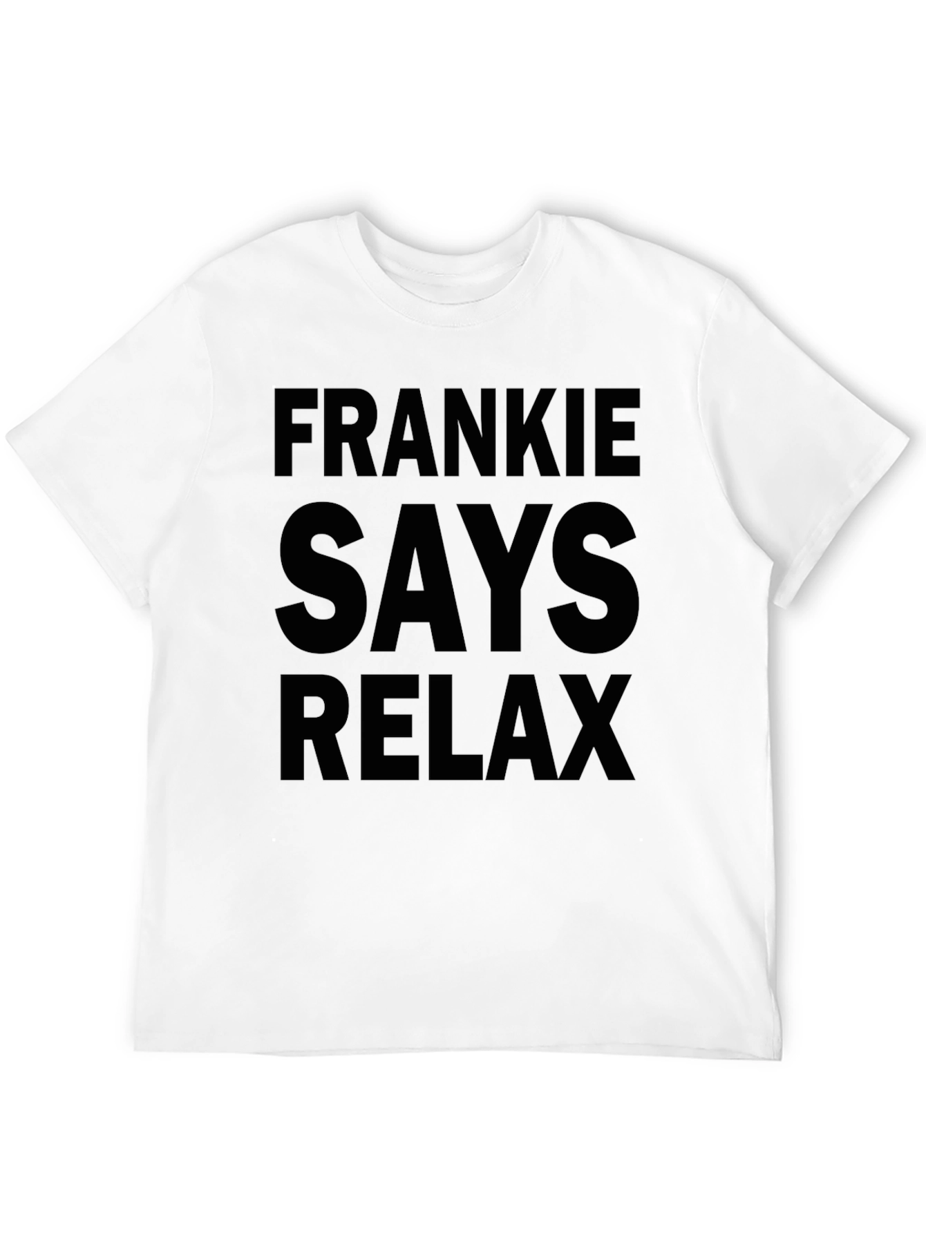 Frankie Says Relax Graphic T-Shirt - Black