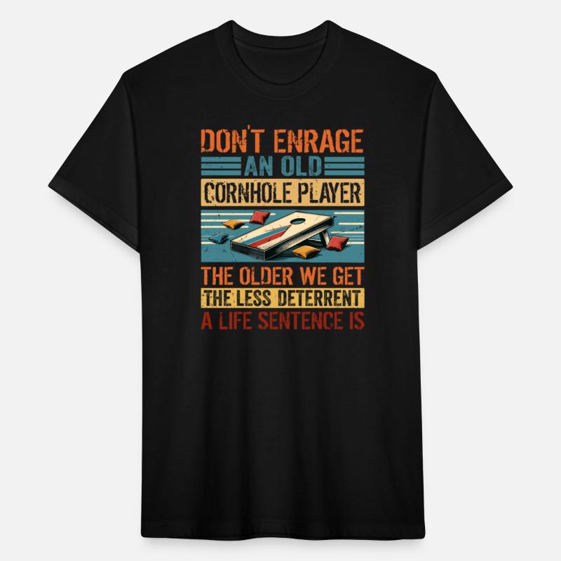 Grandpa Cornhole Senior Saying - Don't Enrage
