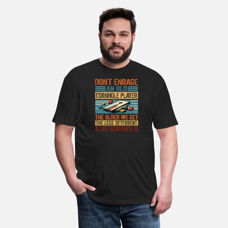 Grandpa Cornhole Senior Saying - Don't Enrage