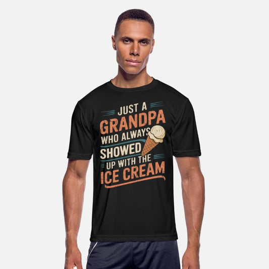 Grandpa Ice Cream Humor Tee