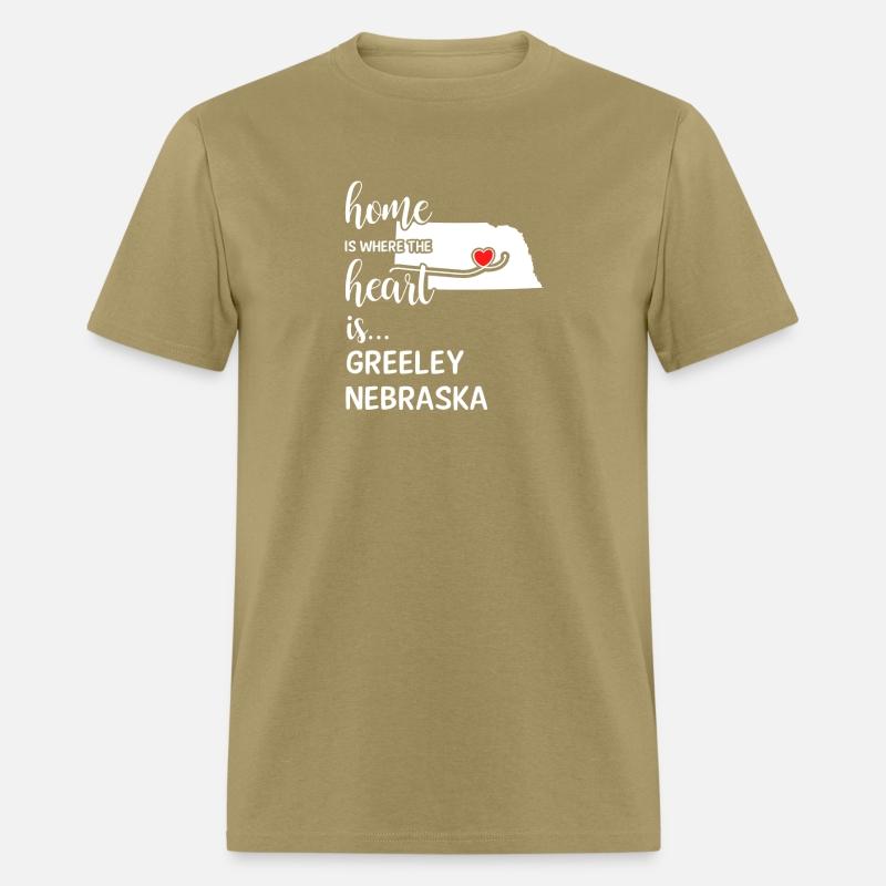 Greeley County Nebraska Is Where My Heart Is Gift