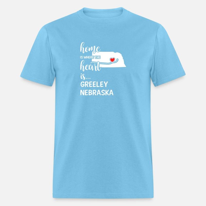 Greeley County Nebraska Is Where My Heart Is Gift