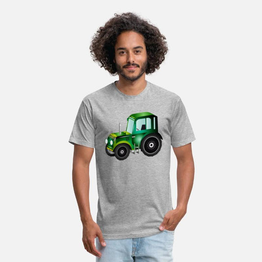 green 3D tractor for tractor and farm fans