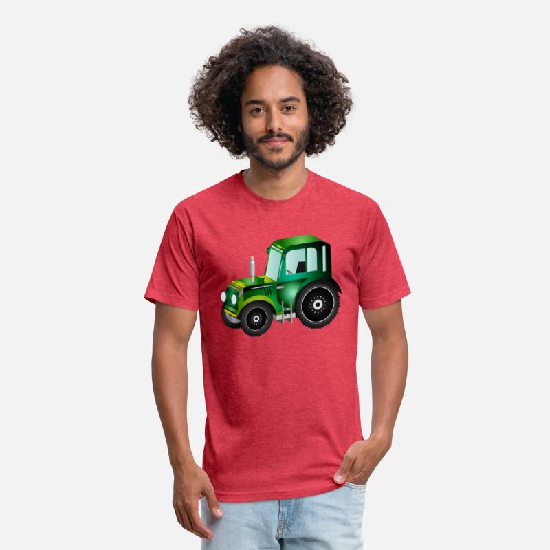 green 3D tractor for tractor and farm fans