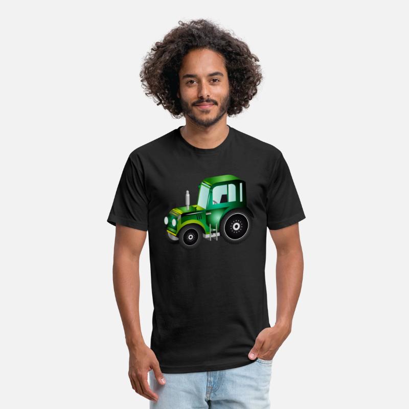 green 3D tractor for tractor and farm fans