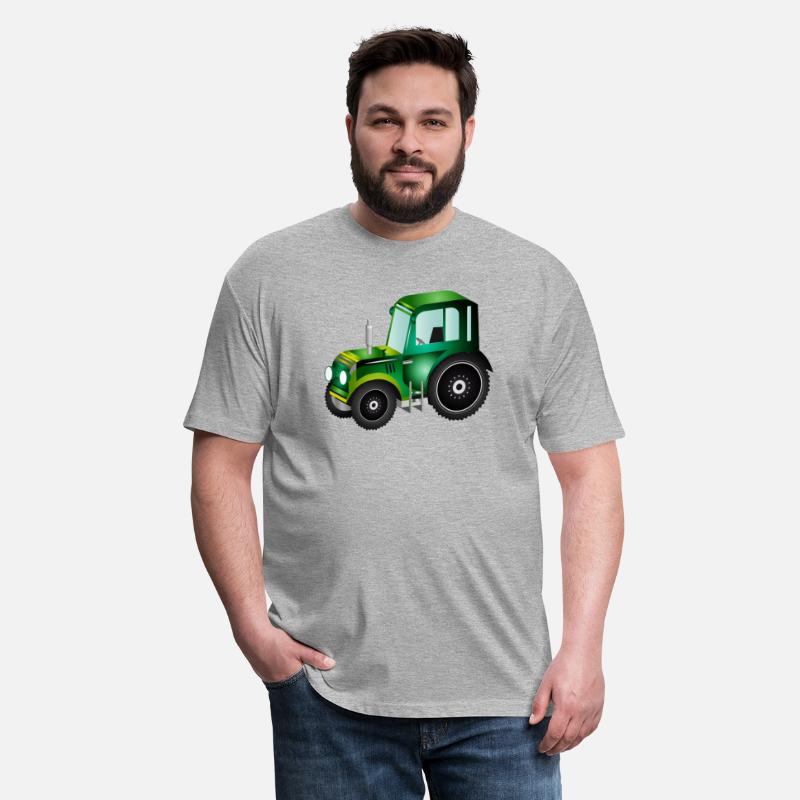 green 3D tractor for tractor and farm fans