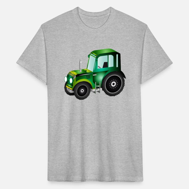 green 3D tractor for tractor and farm fans